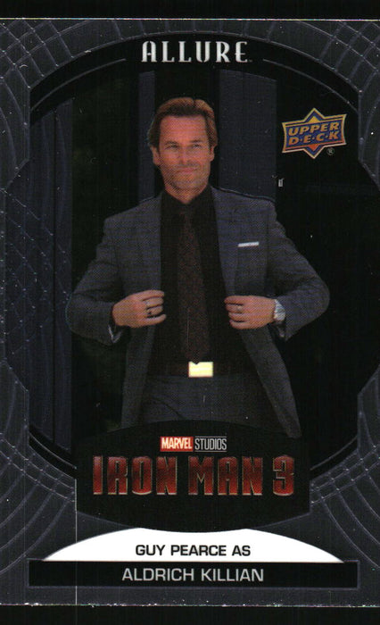 Guy Pearce as Aldrich Killian 2022 Upper Deck Marvel Allure Front of Card