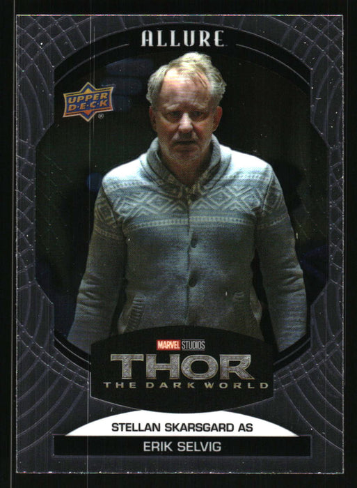 Stellan Skarsgard as Erik Selvig 2022 Upper Deck Marvel Allure Front of Card