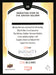 Sebastian Stan as Bucky Barnes 2022 Upper Deck Marvel Allure Back of Card