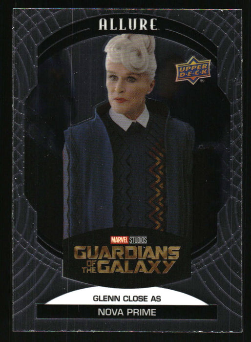 Glenn Close as Nova Prime 2022 Upper Deck Marvel Allure Front of Card