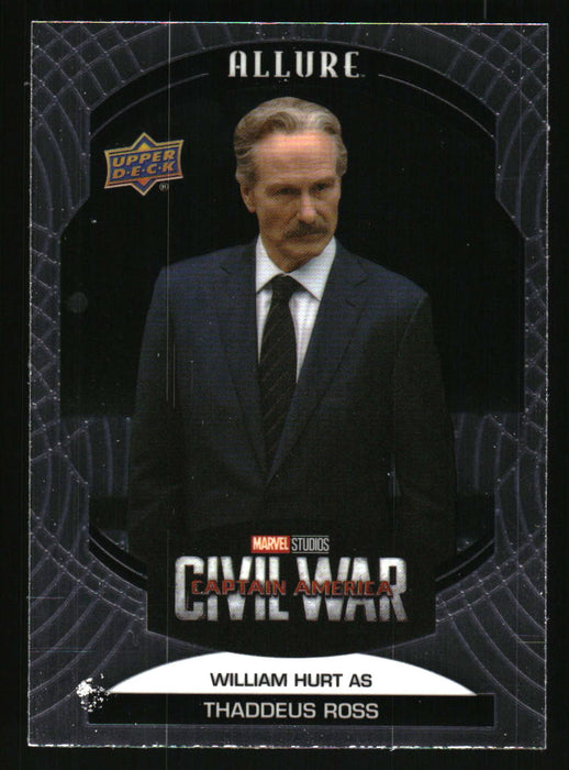 William Hurt as "Thunderbolt" Ross 2022 Upper Deck Marvel Allure Front of Card