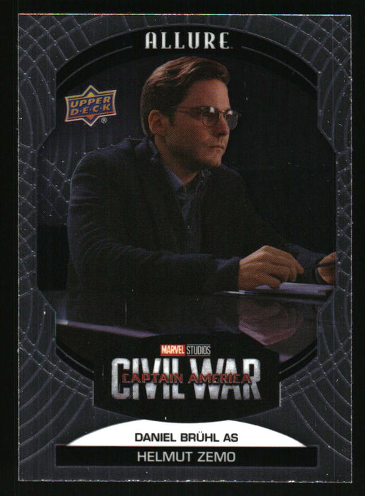 Daniel Bruhl as Zemo 2022 Upper Deck Marvel Allure Front of Card