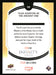 Tilda Swinton as The Ancient One 2022 Upper Deck Marvel Allure Back of Card