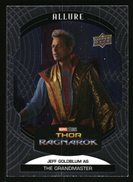 Jeff Goldblum as Grandmaster 2022 Upper Deck Marvel Allure Front of Card