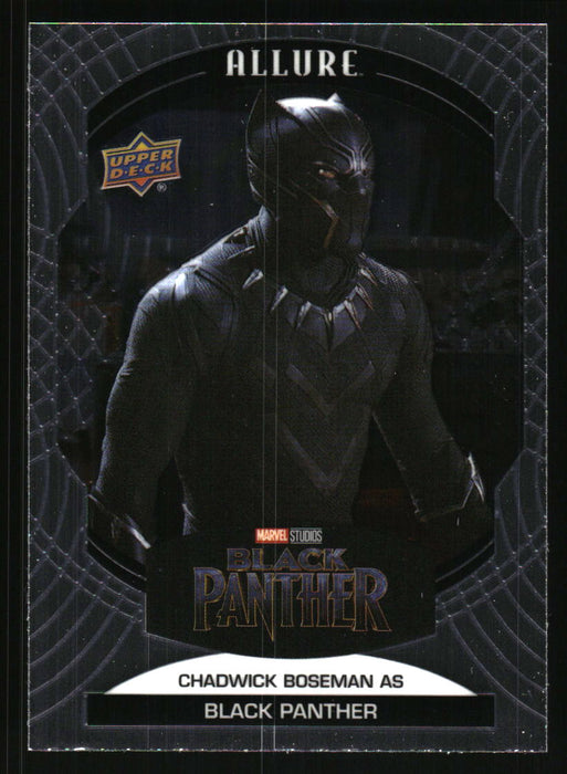 Chadwick Boseman as Black Panther 2022 Upper Deck Marvel Allure Front of Card