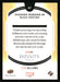 Chadwick Boseman as Black Panther 2022 Upper Deck Marvel Allure Back of Card