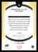 Evangeline Lilly as Wasp 2022 Upper Deck Marvel Allure Back of Card