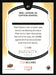 Brie Larson as Captain Marvel 2022 Upper Deck Marvel Allure Back of Card