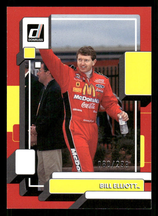 Bill Elliott 2023 Panini Donruss Racing Red Front of Card
