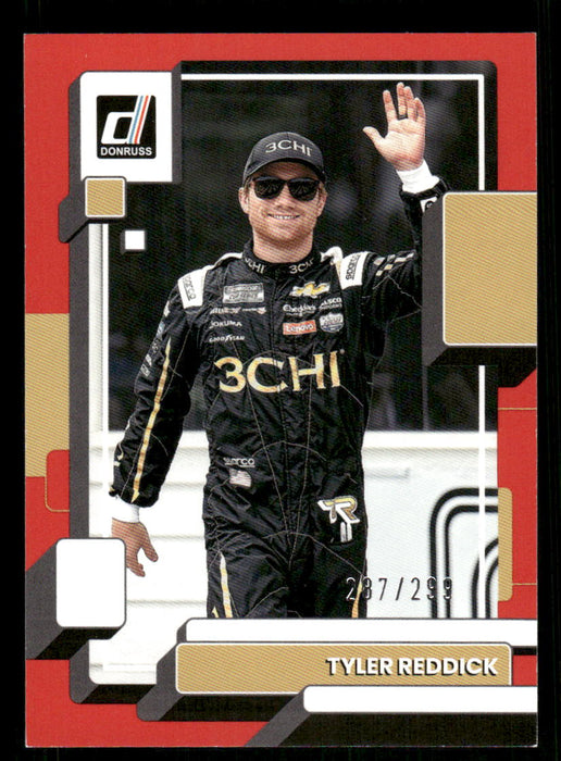 Tyler Reddick 2023 Panini Donruss Racing Red Front of Card