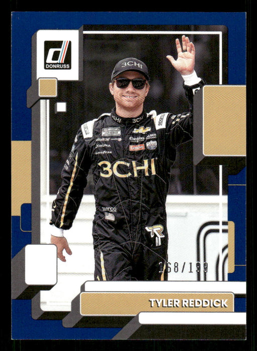 Tyler Reddick 2023 Panini Donruss Racing Navy Blue Front of Card