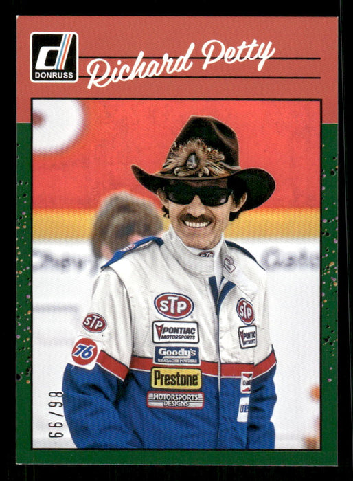 Richard Petty 2023 Panini Donruss Racing Green Retro 1990 Front of Card