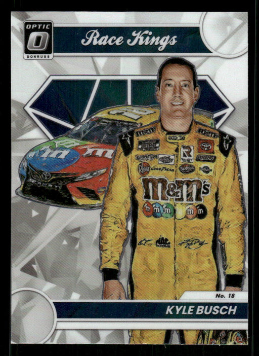 Kyle Busch 2023 Panini Donruss Racing Opitc Race Kings Front of Card