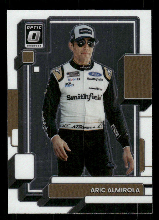 Aric Almirola 2023 Panini Donruss Racing Optic Front of Card
