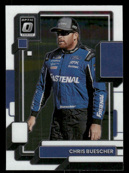 Chris Buescher 2023 Panini Donruss Racing Optic Front of Card