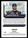 Martin Truex Jr. 2023 Panini Donruss Racing Optic Back of Card