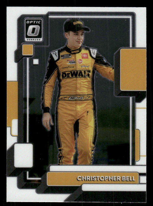 Christopher Bell 2023 Panini Donruss Racing Optic Front of Card