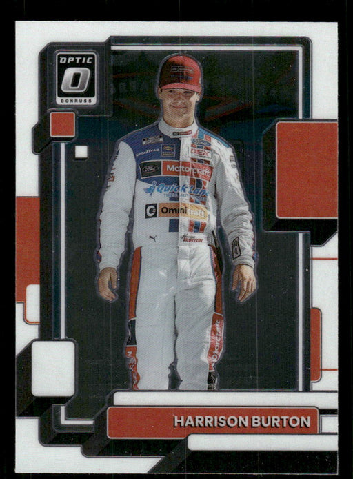 Harrison Burton 2023 Panini Donruss Racing Optic Front of Card