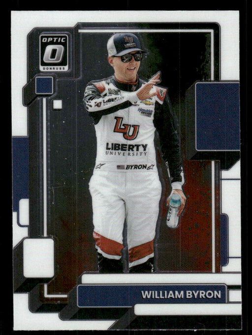 William Byron 2023 Panini Donruss Racing Optic Front of Card