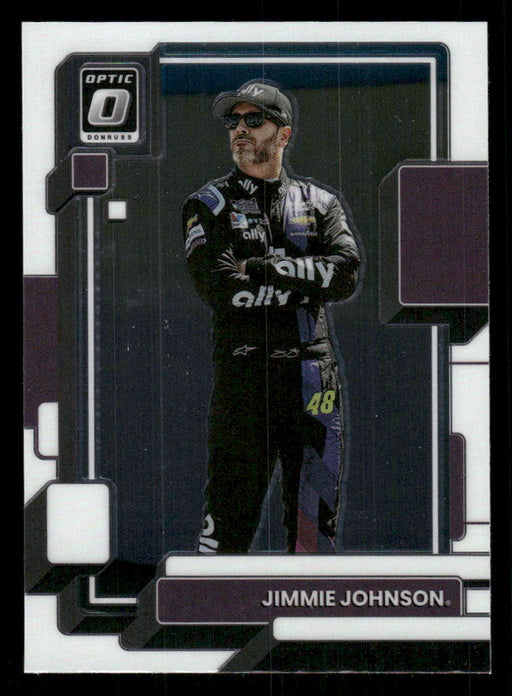 Jimmie Johnson 2023 Panini Donruss Racing Optic Front of Card