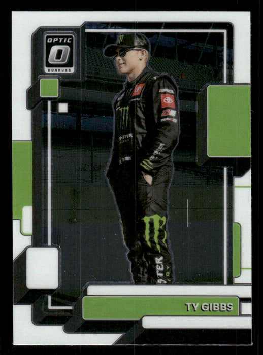Ty Gibbs 2023 Panini Donruss Racing Optic Front of Card