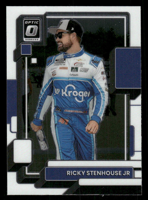 Ricky Stenhouse Jr 2023 Panini Donruss Racing Optic Front of Card