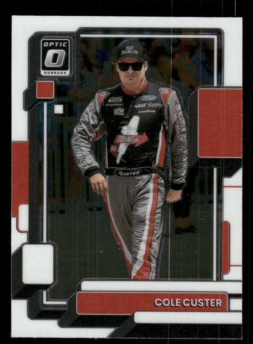 Cole Custer 2023 Panini Donruss Racing Optic Front of Card