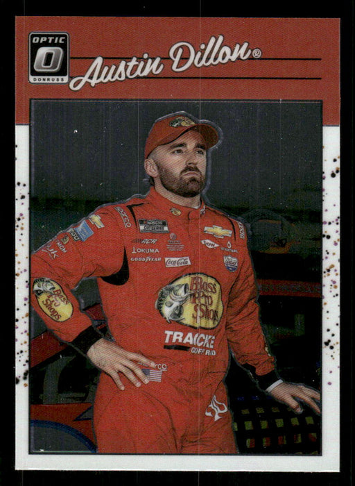 Austin Dillon 2023 Panini Donruss Racing Optic Retro 1990 Front of Card