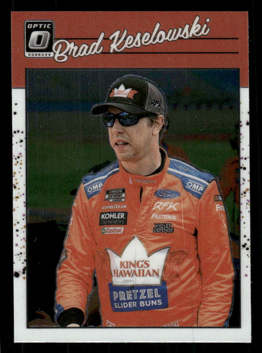 Brad Keselowski 2023 Panini Donruss Racing Optic Retro 1990 Front of Card