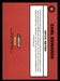 Carl Edwards 2023 Panini Donruss Racing Optic Retro 1990 Back of Card