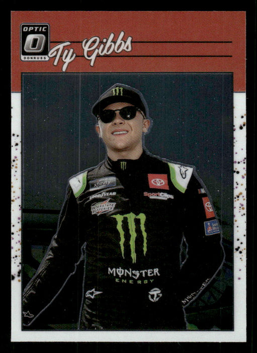 Ty Gibbs 2023 Panini Donruss Racing Optic Retro 1990 Front of Card