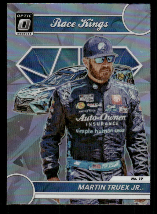 Martin Truex Jr. 2023 Panini Donruss Racing Holo Optic Race Kings Front of Card