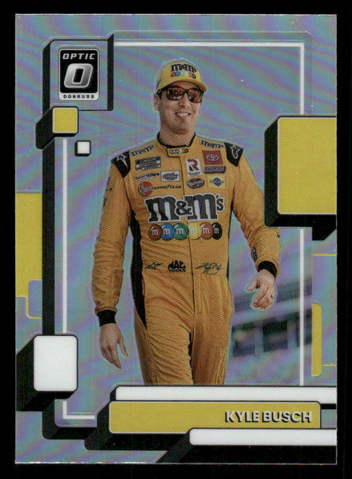 Kyle Busch 2023 Panini Donruss Racing Holo Optic Front of Card