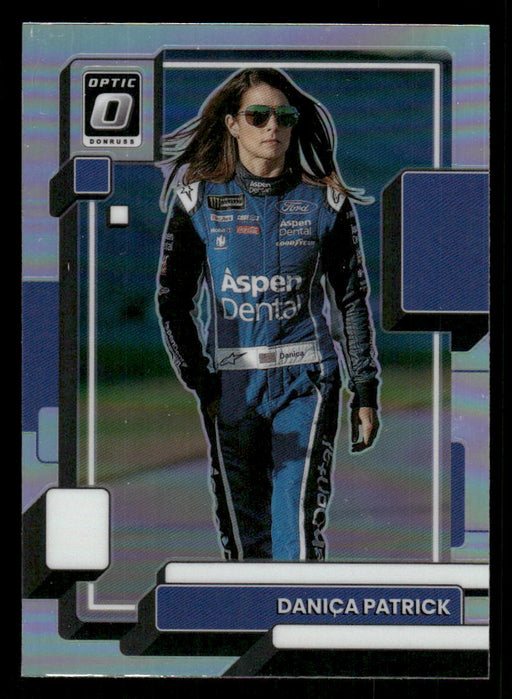 Danica Patrick 2023 Panini Donruss Racing Holo Optic Front of Card