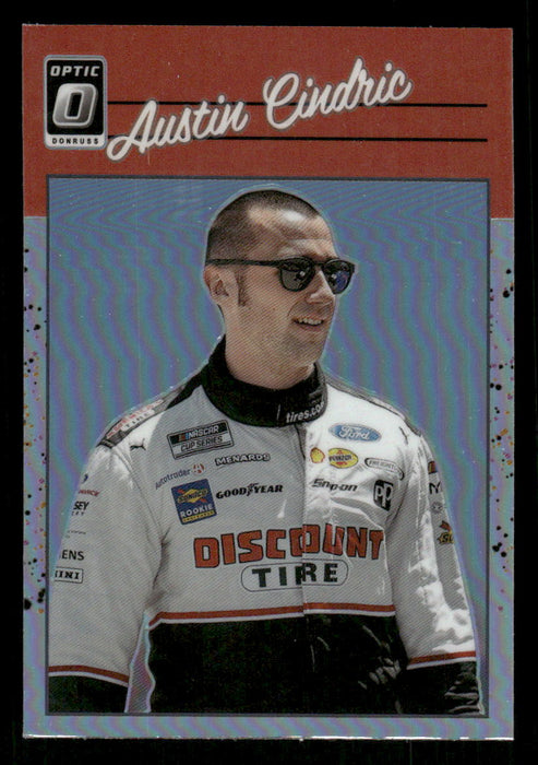 Austin Cindric 2023 Panini Donruss Racing Holo Optic Retro 1990 Front of Card