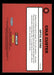 Cole Custer 2023 Panini Donruss Racing Holo Optic Retro 1990 Back of Card