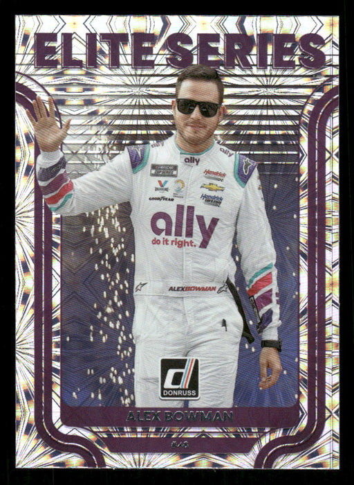 Alex Bowman 2023 Panini Donruss Racing Elite Series Front of Card
