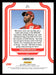 Bubba Wallace 2023 Panini Donruss Racing Elite Series Back of Card