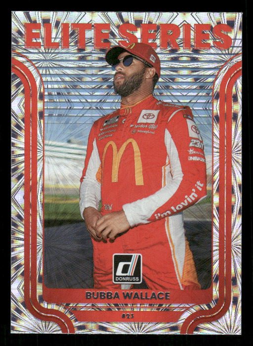 Bubba Wallace 2023 Panini Donruss Racing Elite Series Front of Card
