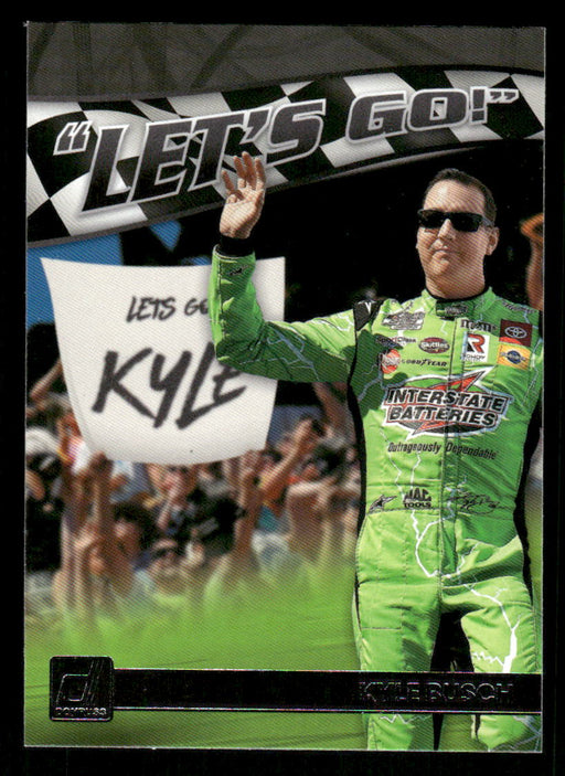 Kyle Busch 2023 Panini Donruss Racing Let's GO Front of Card