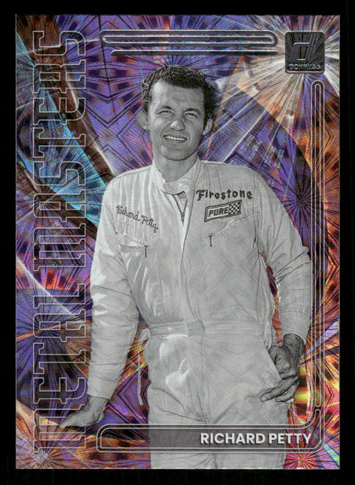 Richard Petty 2023 Panini Donruss Racing Metal Masters Front of Card