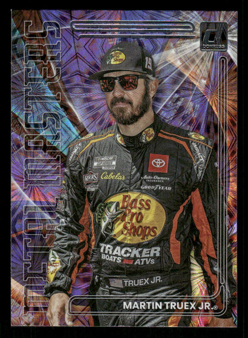 Martin Truex Jr. 2023 Panini Donruss Racing Metal Masters Front of Card