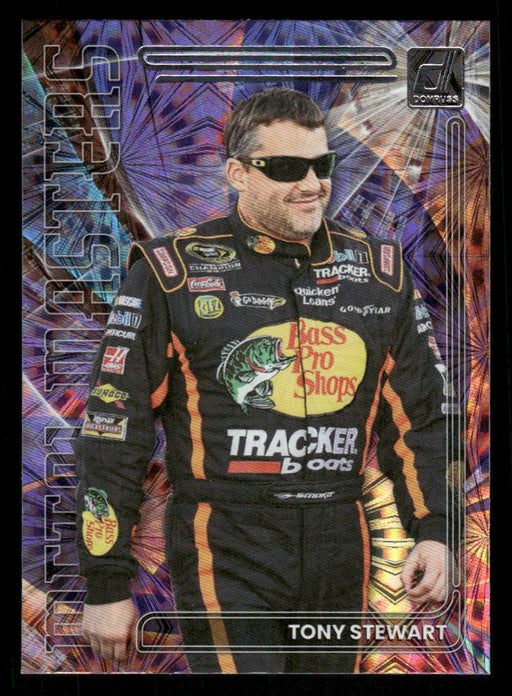 Tony Stewart 2023 Panini Donruss Racing Metal Masters Front of Card