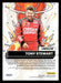 Tony Stewart 2023 Panini Donruss Racing Power Squad Back of Card