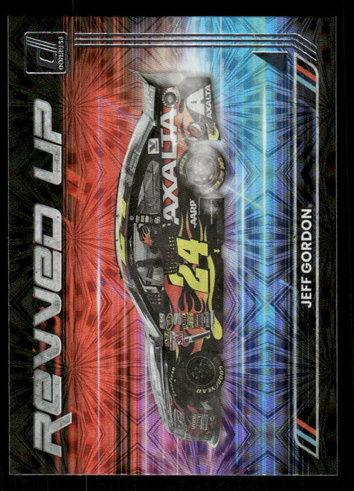 Jeff Gordon 2023 Panini Donruss Racing Revved Up Front of Card