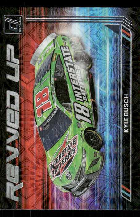 Kyle Busch 2023 Panini Donruss Racing Revved Up Front of Card
