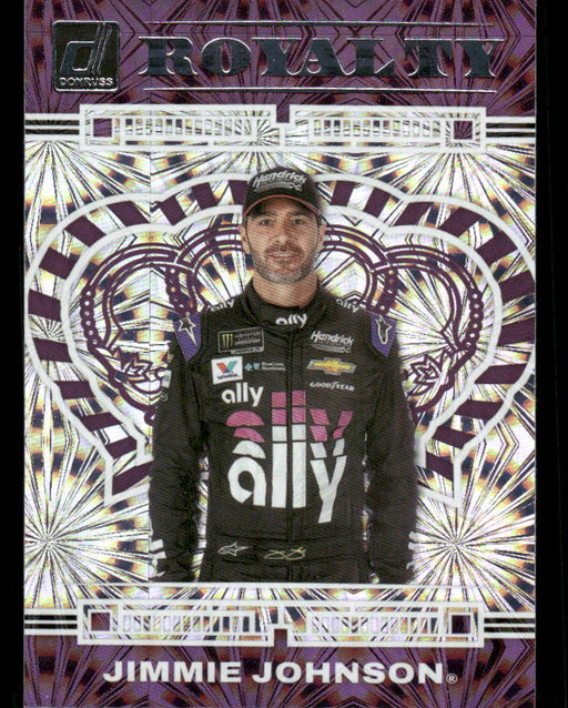 Jimmie Johnson 2023 Panini Donruss Racing Royalty Front of Card