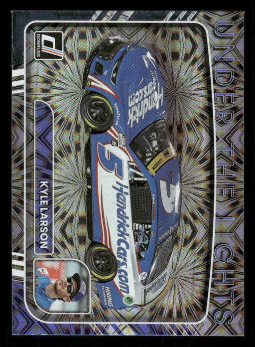Kyle Larson 2023 Panini Donruss Racing Under The Lights Front of Card