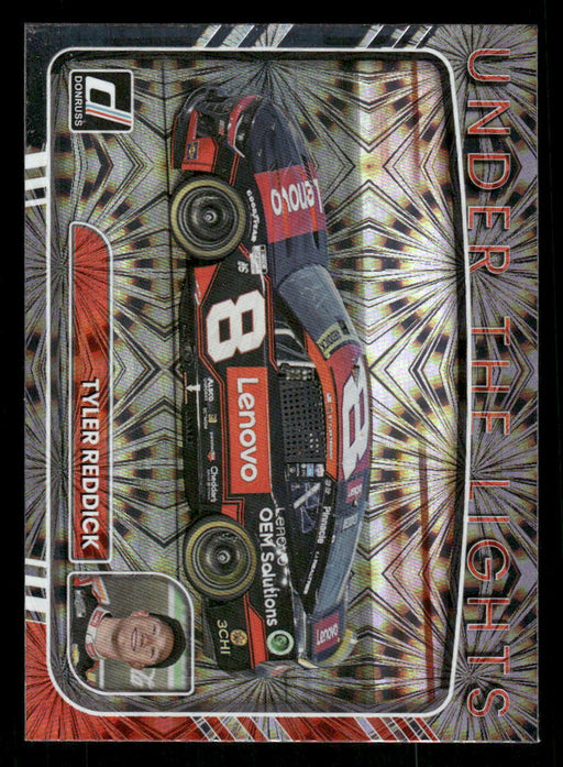 Tyler Reddick 2023 Panini Donruss Racing Under The Lights Front of Card
