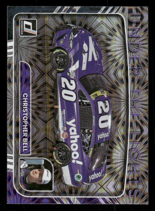 Christopher Bell 2023 Panini Donruss Racing Under The Lights Front of Card